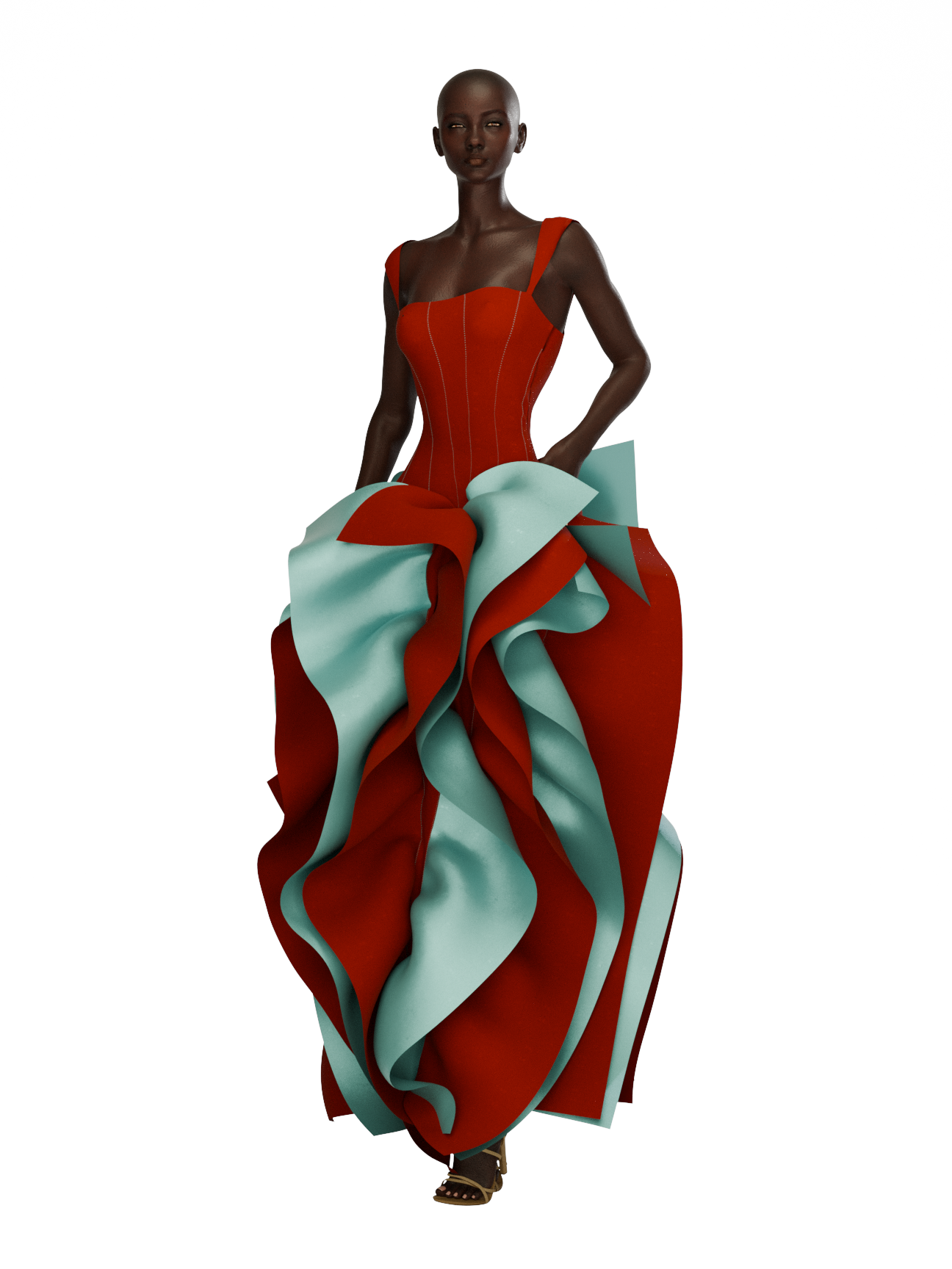 PETALS DRESS