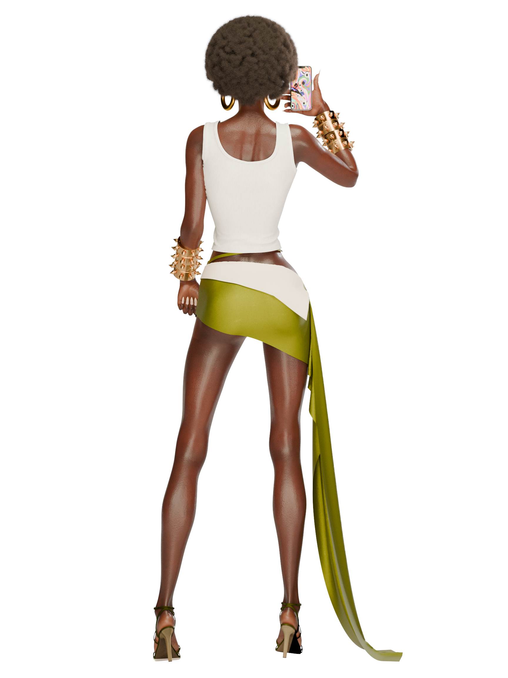 VILLAIN IN RIO SKIRT